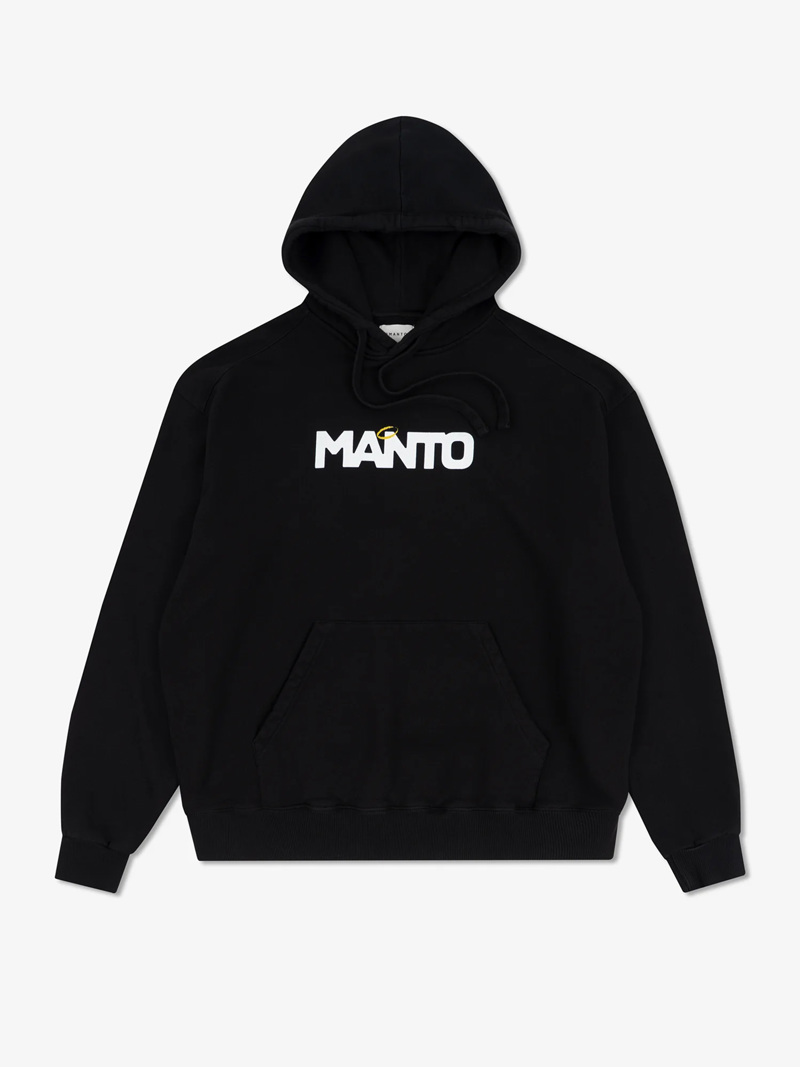 MANTO hoodie angels - black